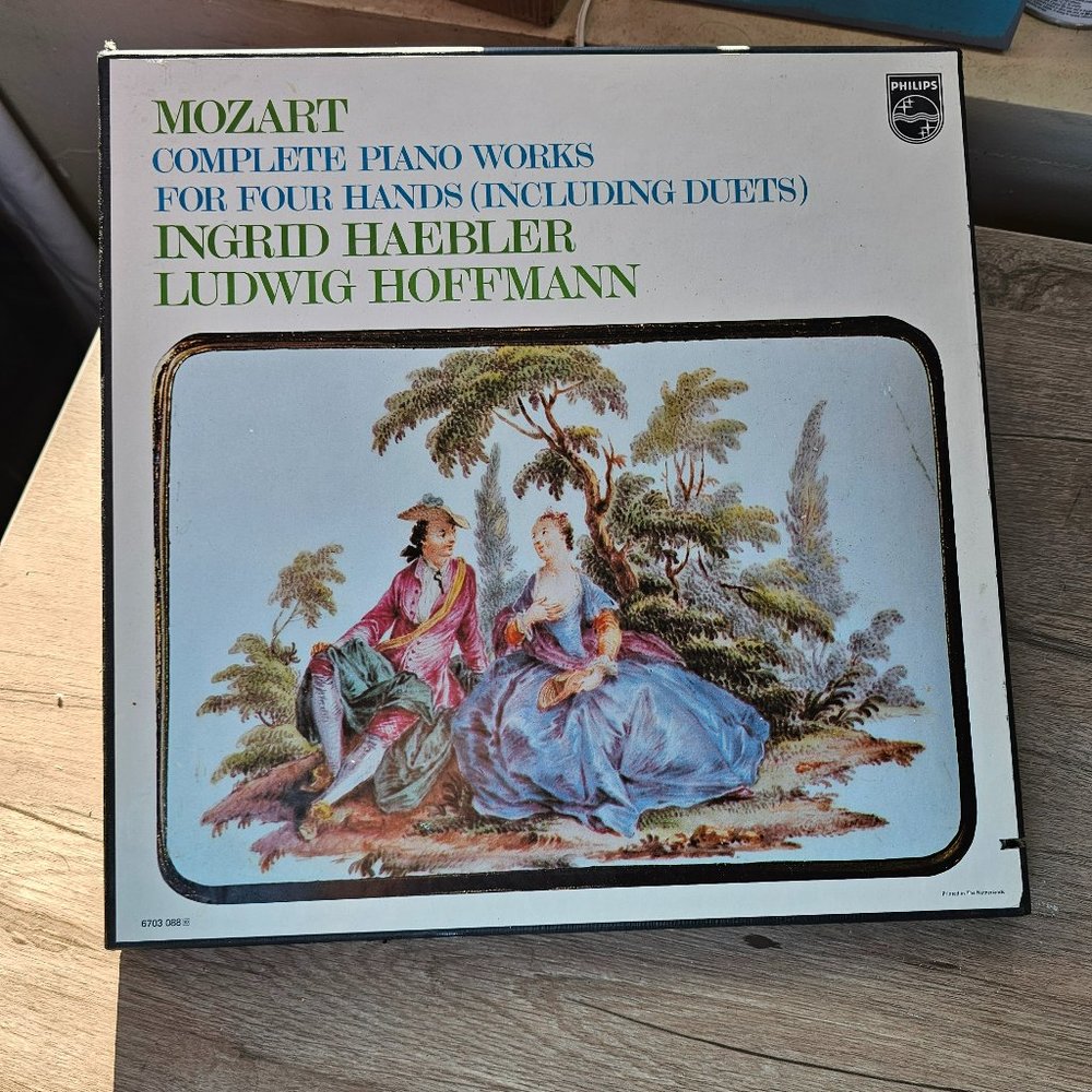 Vintage MOZART complete piano works on lp